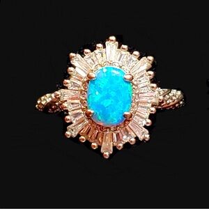 MINT GREEN FIRE OPAL RING 🔥STUNNING 🔥